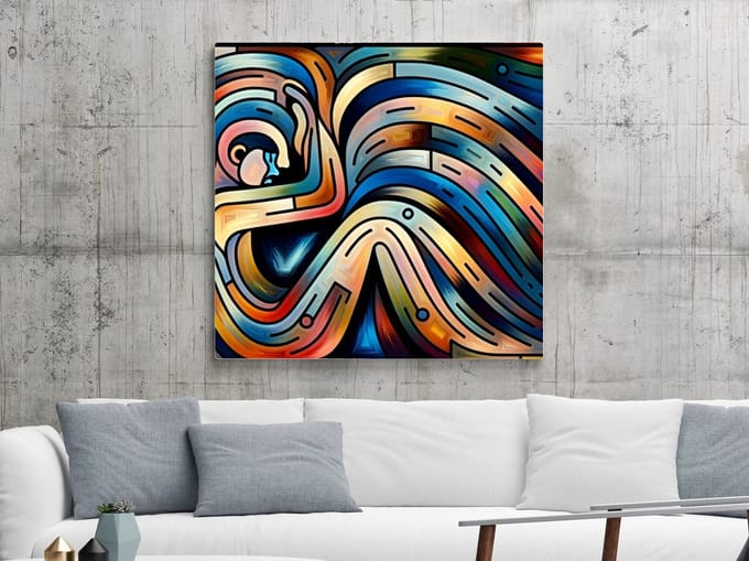 Kunstprint | Wanddecoratie | Dibond | 60 × 60 cm