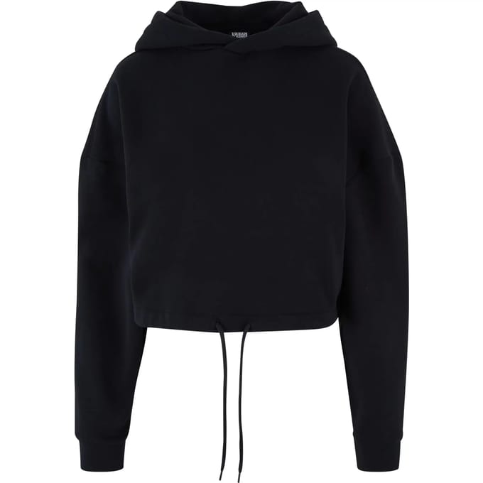 Urban Classics - Cropped Oversized Hoodie/trui - XL - Zwart