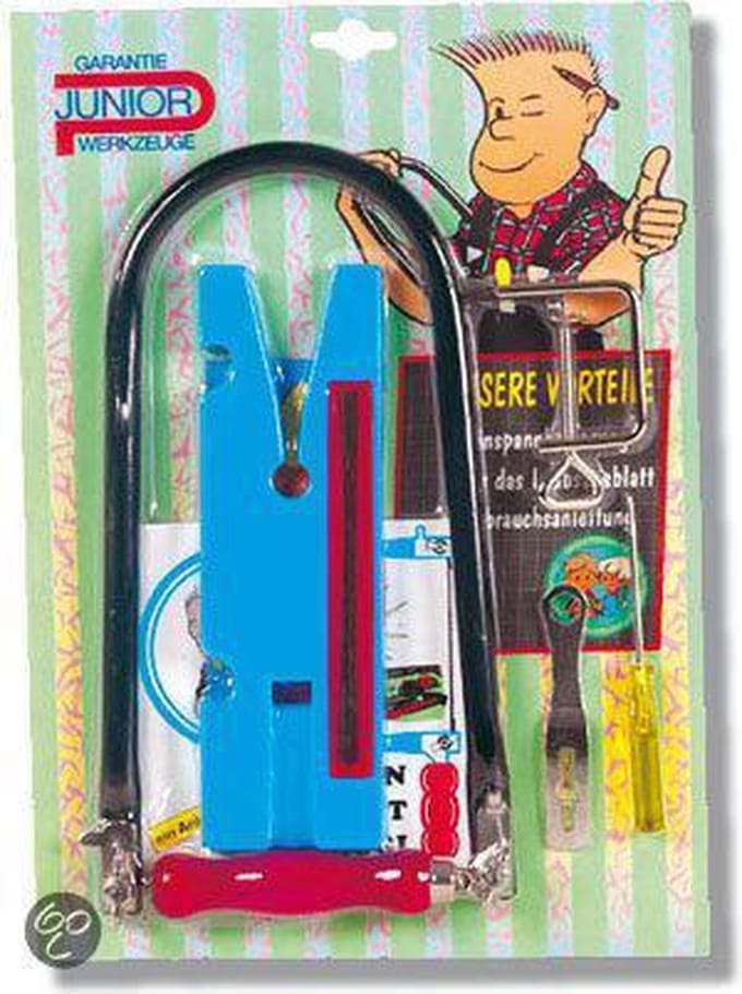 Pebaro houtbewerking set 6-delig - creatief speelgoed voor kinderen.