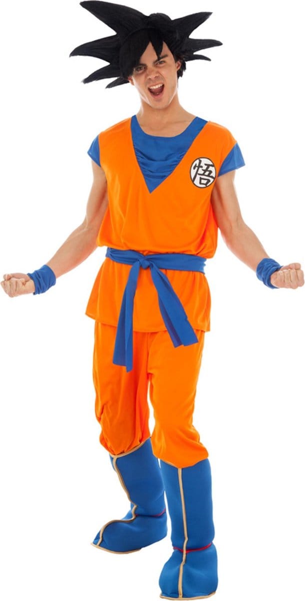 Kostuum Goku Saiyan Heren - Maat S