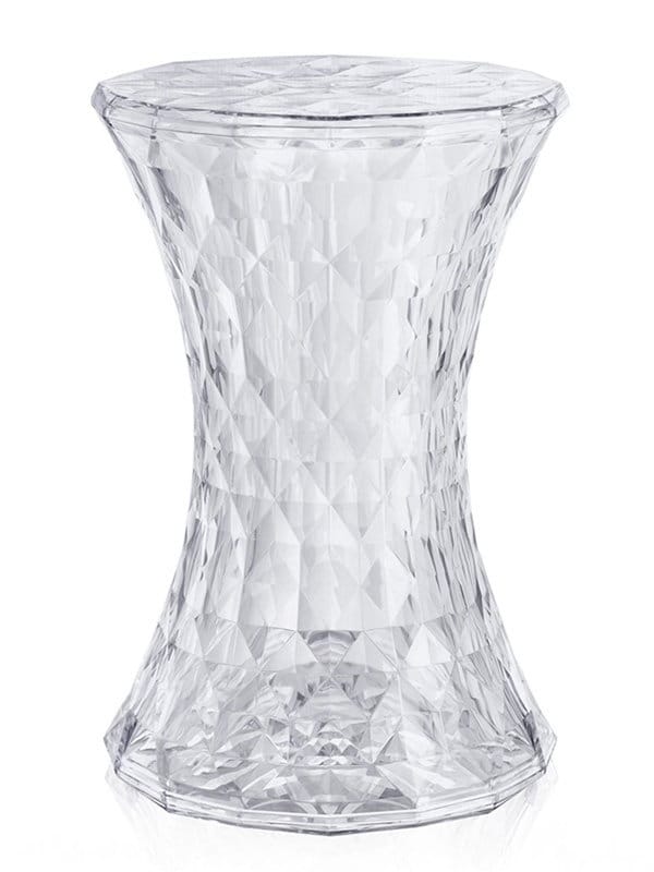 Kartell - Stone kruk - glashelder - transparant