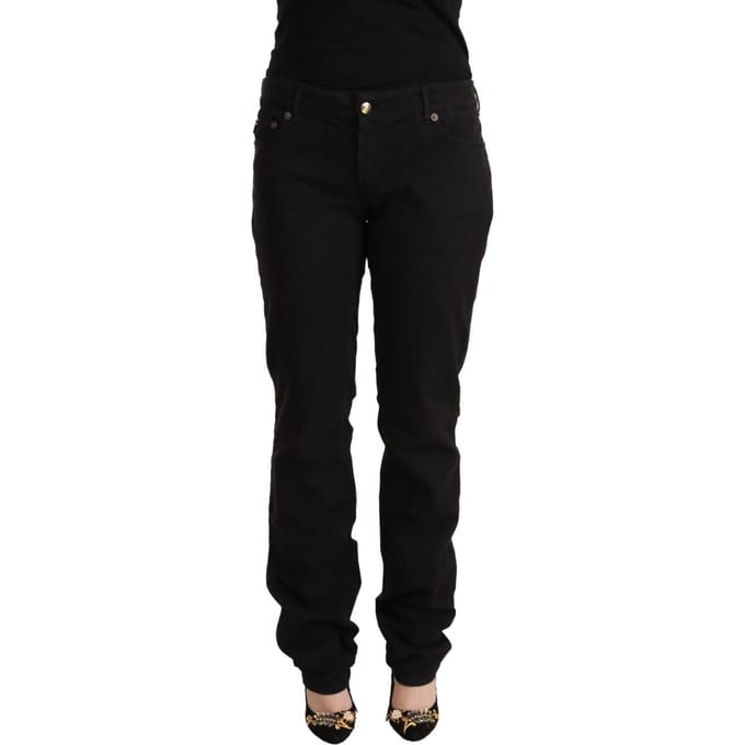 Just Cavalli Pan72206 Zwarte Stretch Denim Jeans