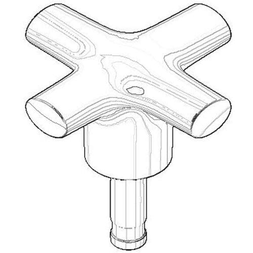 Dornbracht replacement cross handle 04209502400-00