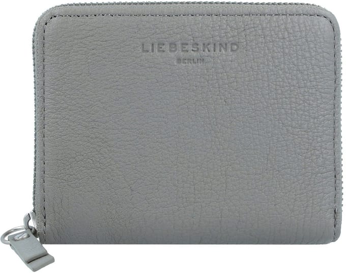 LIEBESKIND BERLIN Leren Portemonnee Harris Conny20 Zip Wallet Honey Grey Grijs