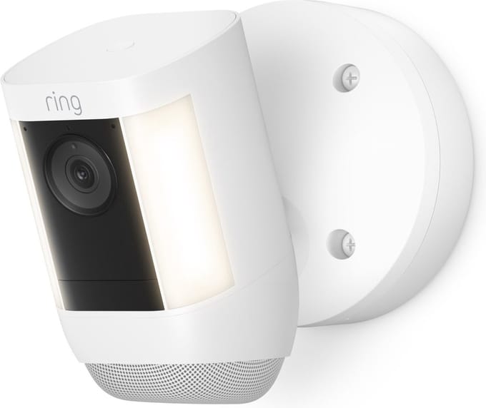 ring Spotlight Cam Pro - Wired - White 8SC1S9-WEU3 IP Bewakingscamera WiFi 1920 x 1080 Pixel
