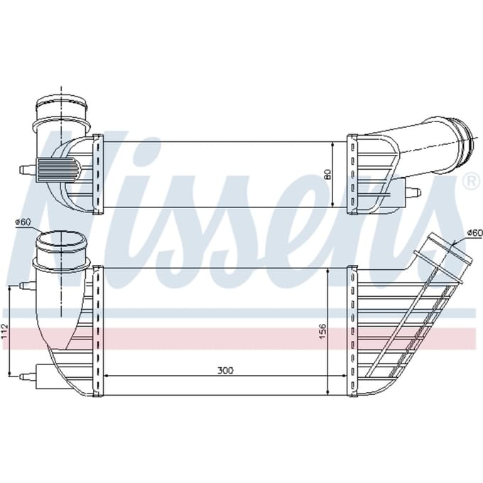 Intercooler NISSENS 96609