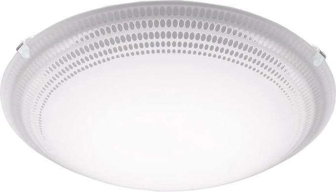 EGLO Magitta 1 - Wand/Plafondlamp - 1 Lichts - Ø250mm. - Wit, Helder