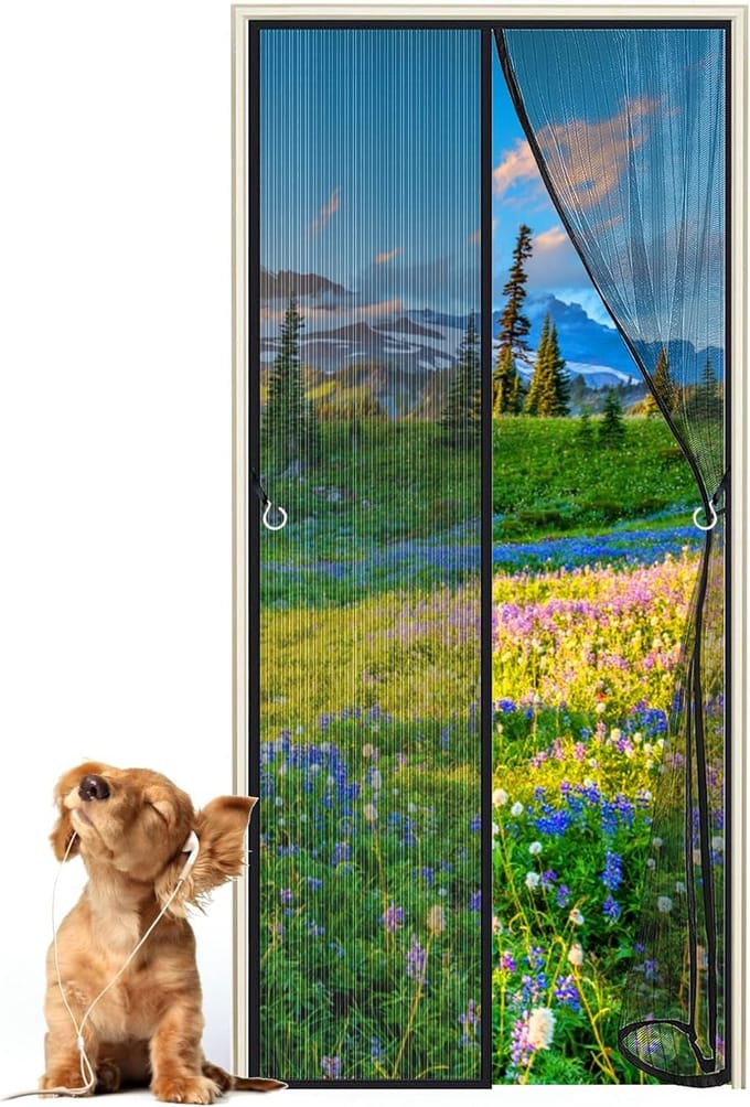 Magnetisch Hor voor Deur 185 x 270cm Automatisch Sluitende Muggenhor