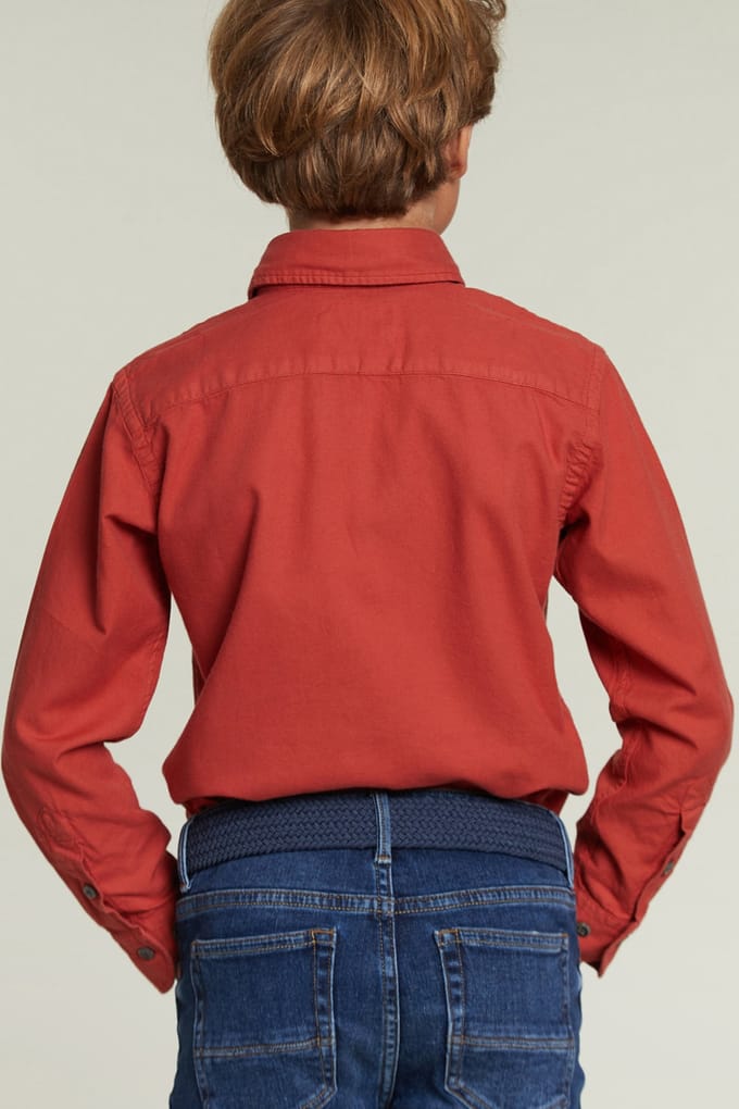 River Woods Custom Fit Cotton Shirt Blush Taglia: 4 | Camicie Outlet | kids