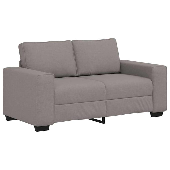vidaXL - 2-zitsbank - Taupe - 160x77x82 - cm - Stof