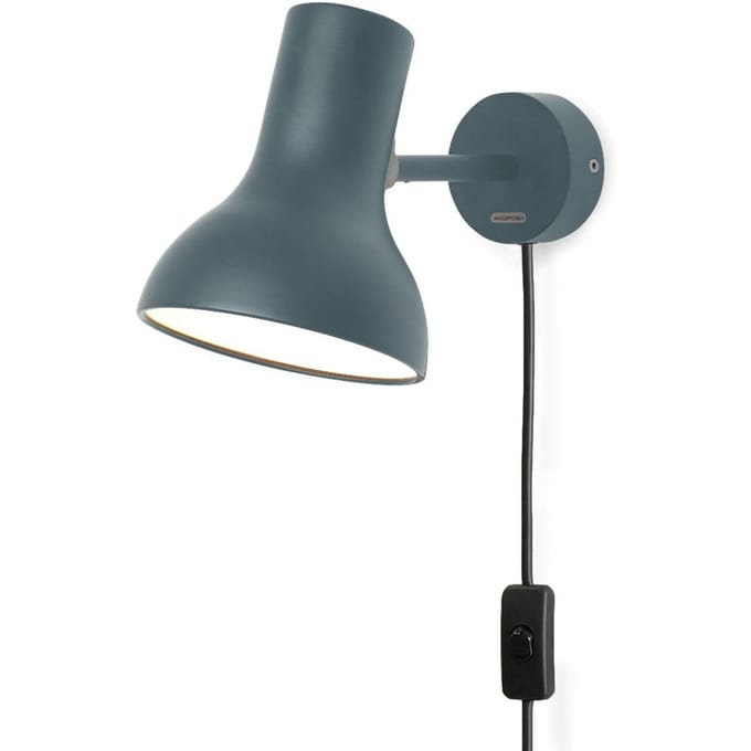 Anglepoise Type 75™ Mini Wandlamp - slate grey - met kabel