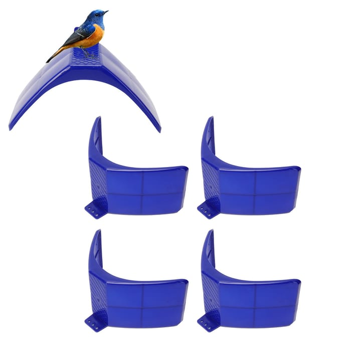 20 Stuks Vogel Rustrek Houder Plastic Duiven Standaard Frame Vogels Kweekbenodigdheden blue