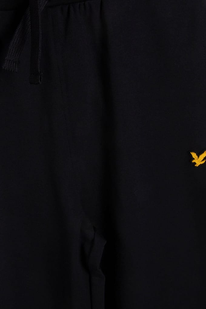 Lyle & Scott Colour Block Joggers Jet Black Größe: 9/10 | Hosen Outlet | kids | Schwarz