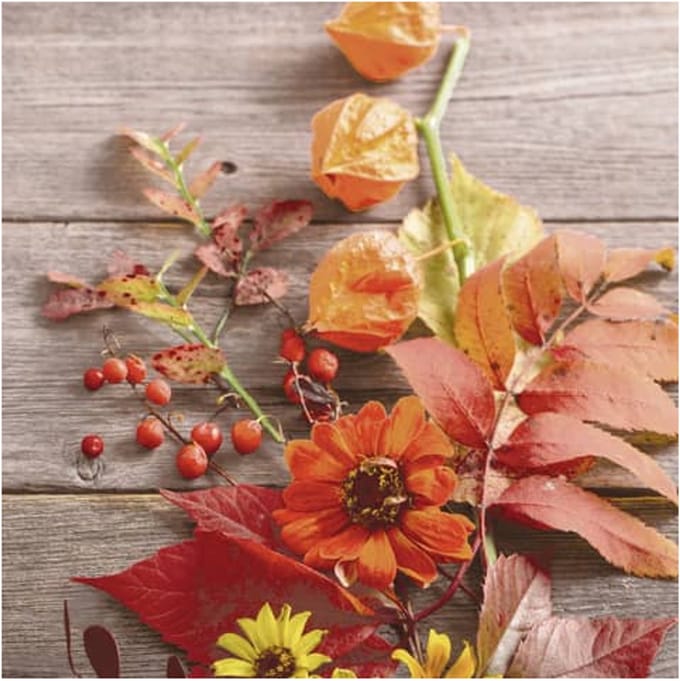 Lunch servetten Fruity Florals - Paper + Design - 33x33 cm