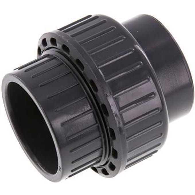 PVC Rechte Lijmmof 50x81mm EPDM