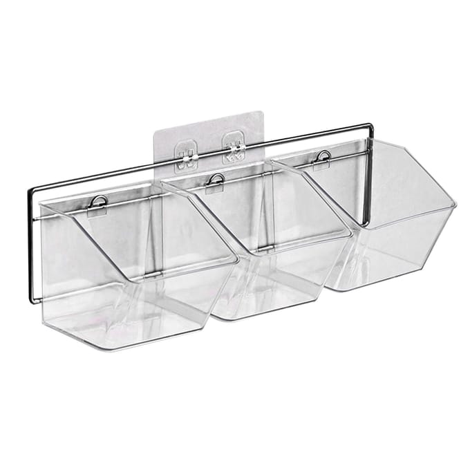 Boîte de rangement murale à 3 niveaux pour ail, gingembre et oignon Type 2