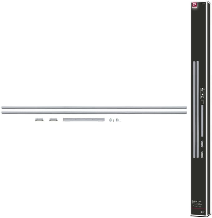 URail Rail Basisset 230V Chroom mat
