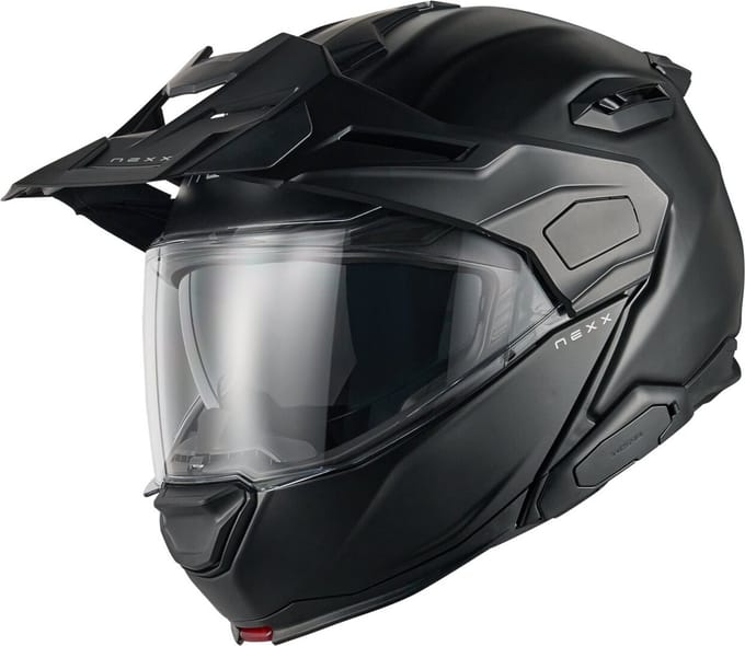 Nexx X.Lifecountry Plain Mat Zwart Systeemhelm - Helm