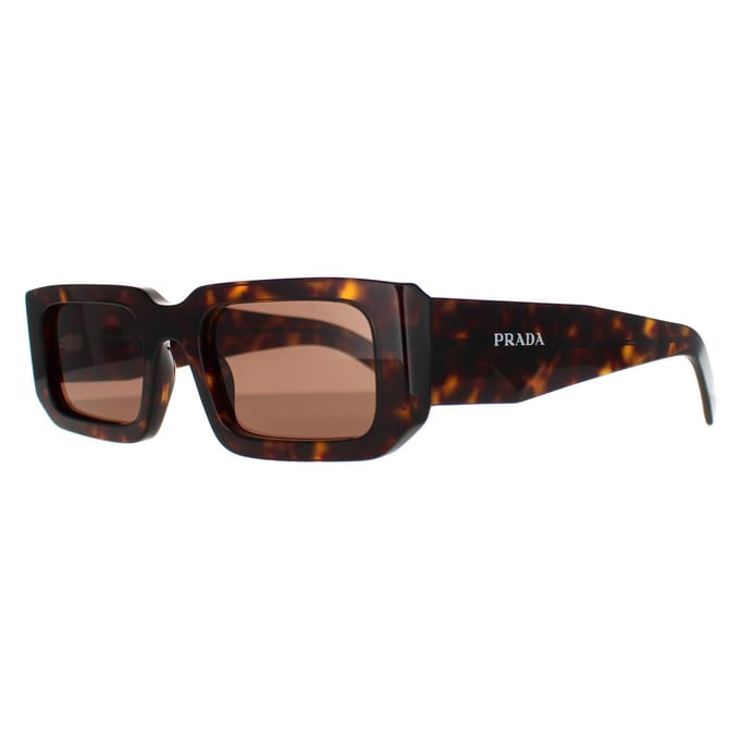 Prada Rechthoek Dames Donker Bruin Tortoise PR06YS
