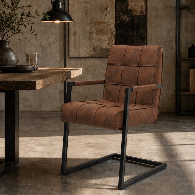 Eetkamerstoel Levi - Cowboy - Cognac