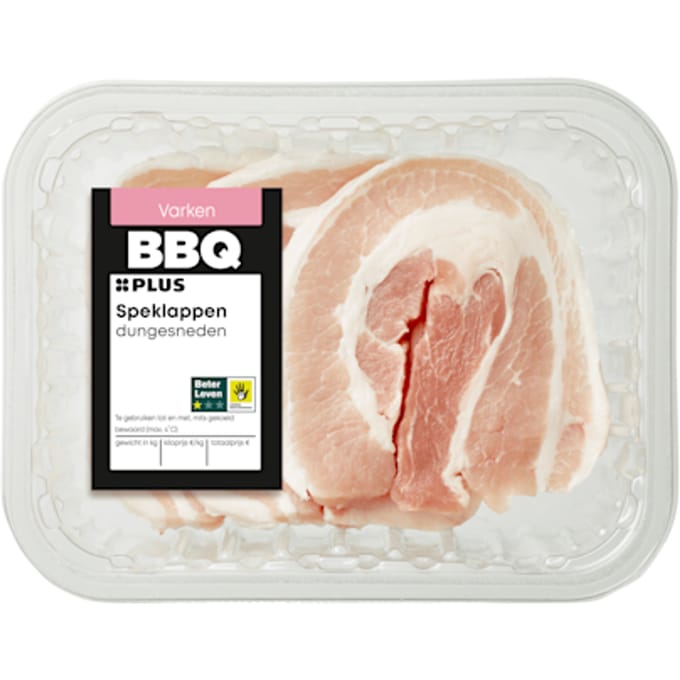 Speklappen dungesneden 3st