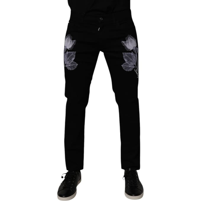 Rozenprint Casual Broek