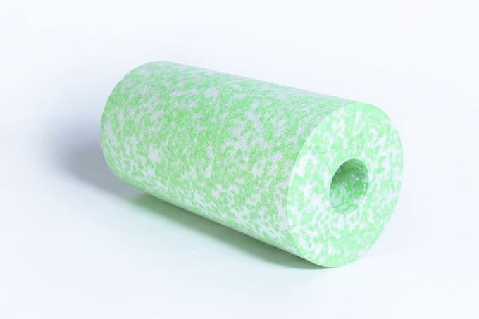 Blackroll MED Foam roller zacht - voor beginners en ouderen - 30 cm - Groen/Wit