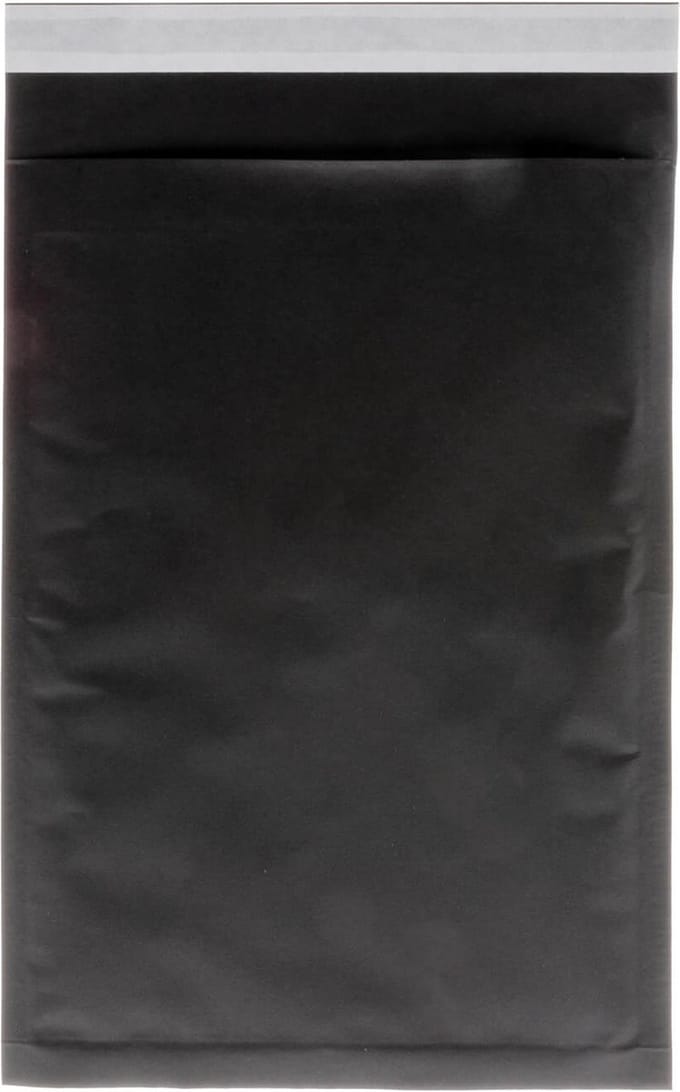 100x bubbel envelop D Zwart A5+ binnenmaat 18x26,5cm