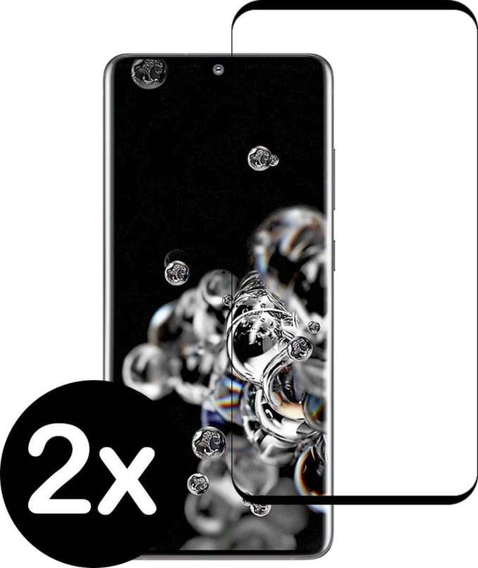Smartphonica Screenprotector voor Samsung Galaxy S20 Ultra van glas - 2 stuks geschikt voor Samsung Galaxy S20 Ultra