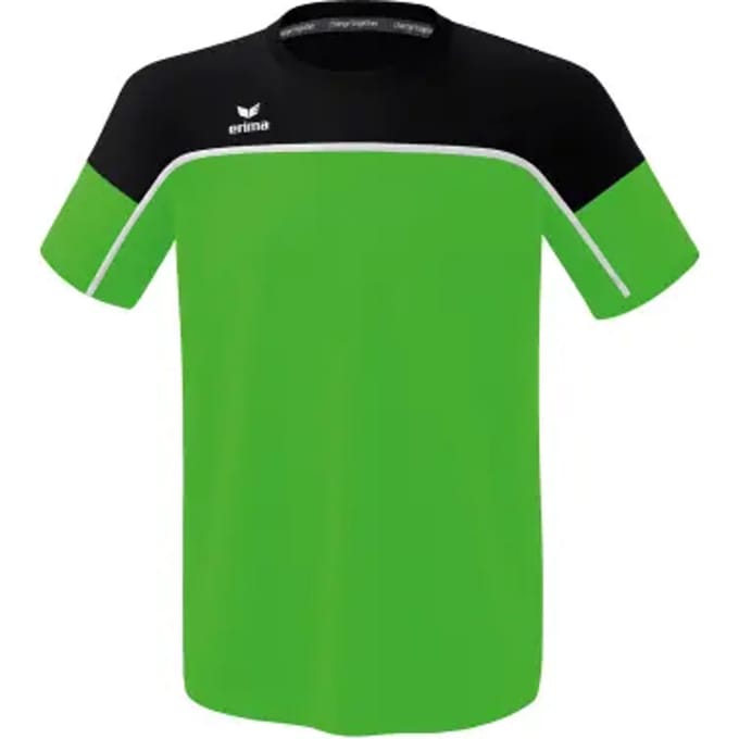 Erima Change T-Shirt Heren - Wit / Zwart / Green | Maat: M