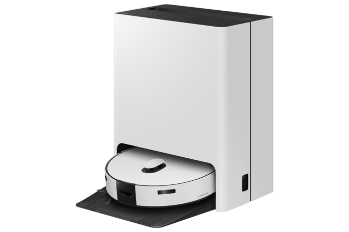Samsung Bespoke Jet Bot Combo Steam VR7MD96514G - robotstofzuiger met dweilfunctie - Satijngrijs