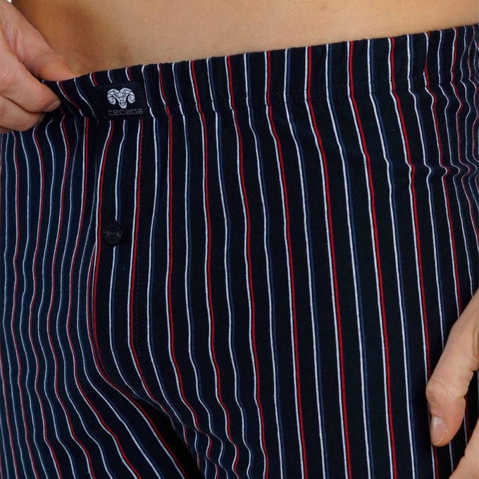 CECEBA Daytona 2-pack wijde Heren Boxershorts - Blauw