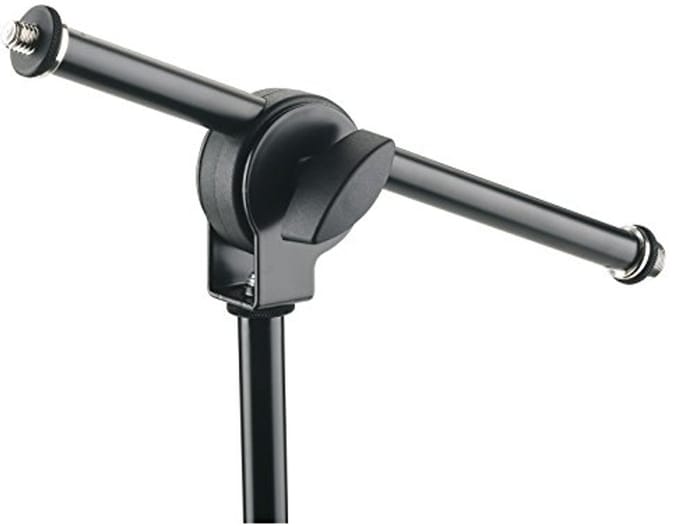 Zwarte Mini Boom Arm voor Microfoon - Verstelbaar en Duurzaam