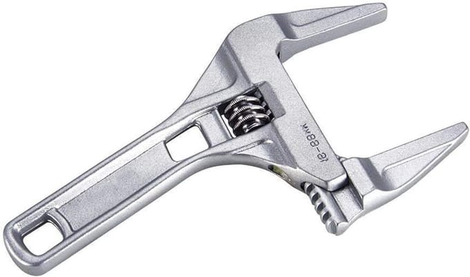 Verstelbare Engelse steeksleutel van aluminiumlegering 16-68mm, handgereedschap voor klussen en onderhoud