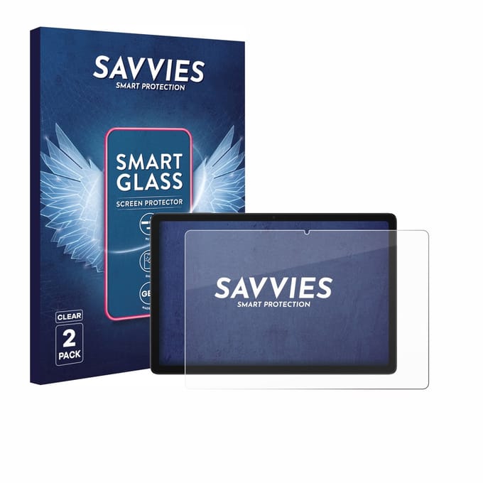 2 Stuks Savvies Screenprotector - geschikt voor Samsung Galaxy Tab A11 Plus 5G 11" - beschermfolie glas transparant