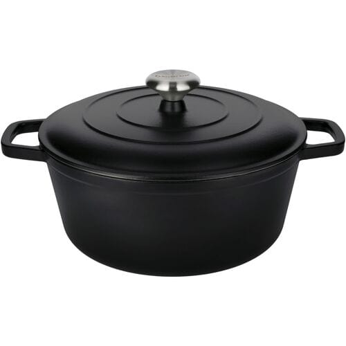 SILVERCREST Gietijzeren pan, Ø27 cm (Zwart)