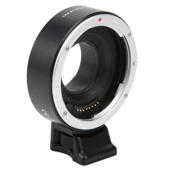 EFFX1 Autofocus Lens Mount Adapterring voor Canon EF EFS Mount Lens naar voor Fujifilm XMount Camera black