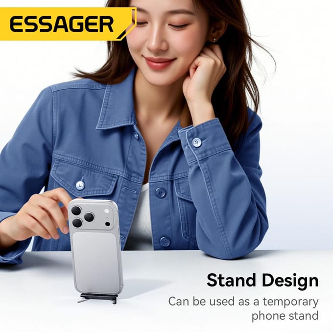 Essager USB C naar Type C OTG-adapter Opvouwbare adapter 240W snellaadconverter Multifunctionele telefoonoplaadbeugel voor iPhone