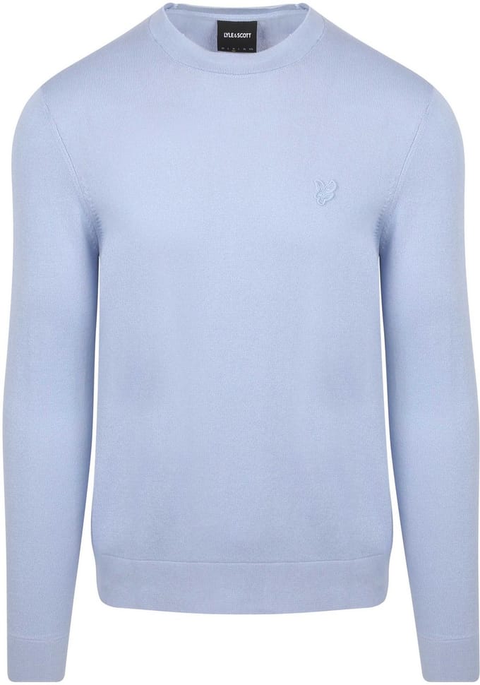 Lyle & Scott Tonal Pullover Lichtblauw - Maat M - Heren - Pullovers