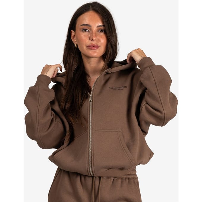 XXL Sportswear Athleisure Jacket - Mocca Bruin M