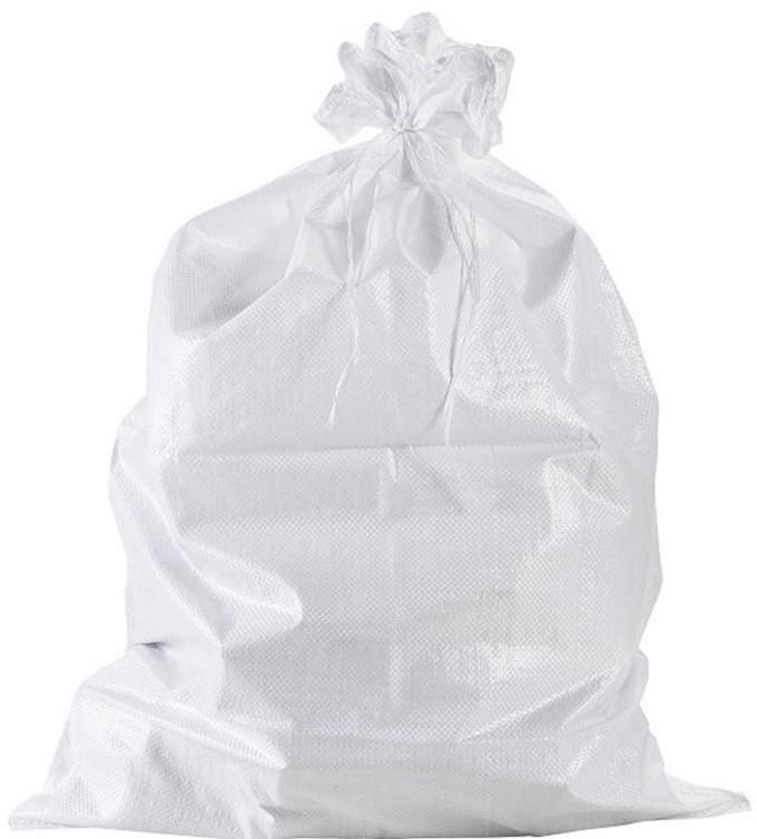 10x | PP platte zak met trekkoord 65x100 cm | Voor bouwafval