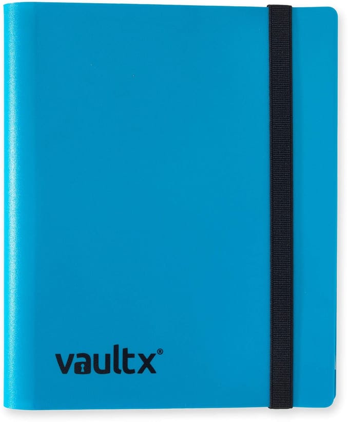 Vault X 4-Pocket Strap Binder - Verzamelmap - 160 Kaarten/Blauw