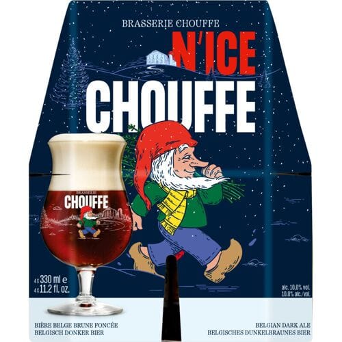 La Chouffe Belgische Donkerbruine Bier - 4 x 330 ml