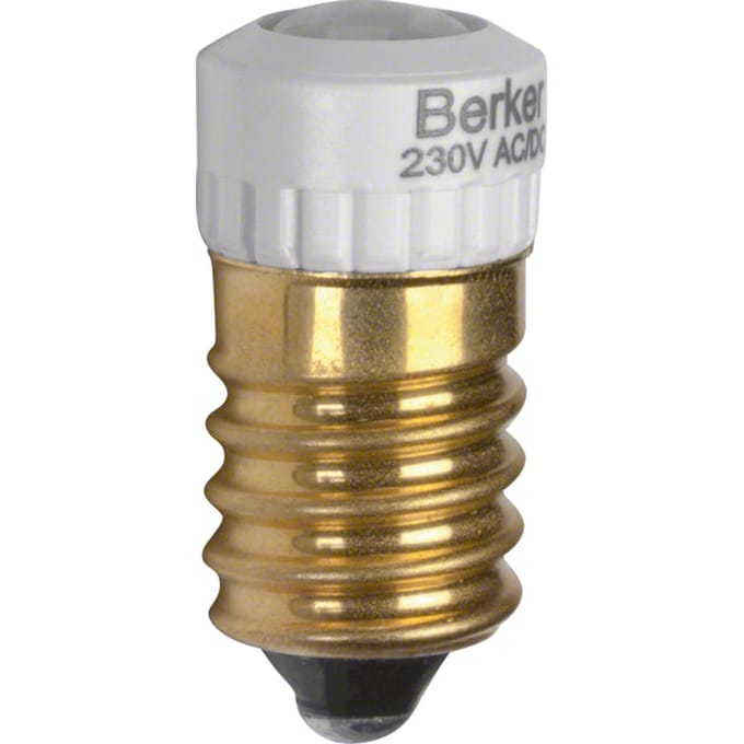 Hager Berker Witte LED Lamp E14 Met Lichtregeling - 1679