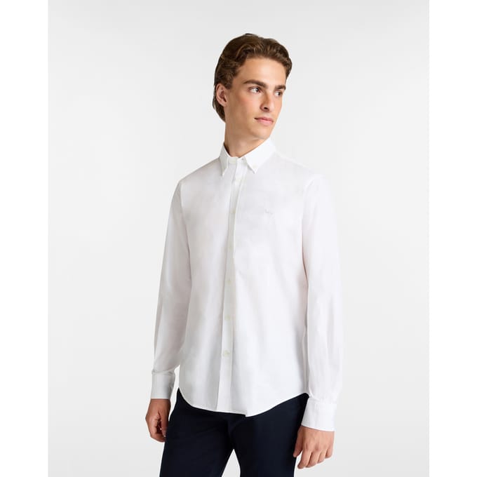 essentiele shirts katoen man wit
