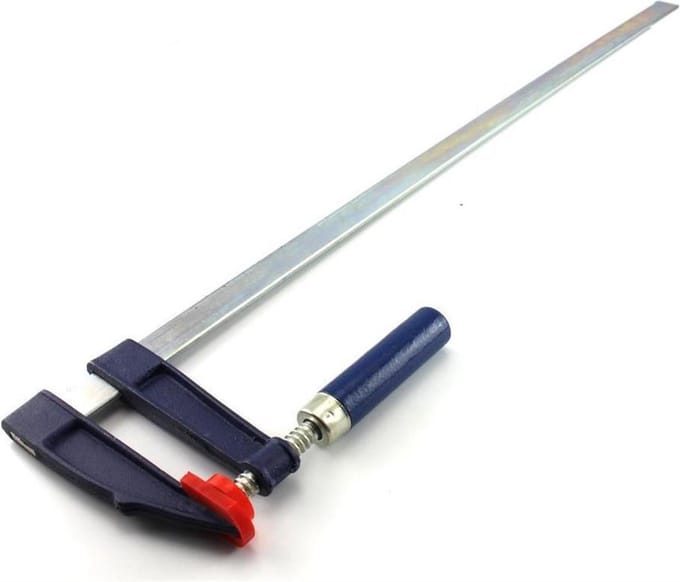 Spanklem, 800 x 120 mm, 1360 g, ergonomisch handvat, rood