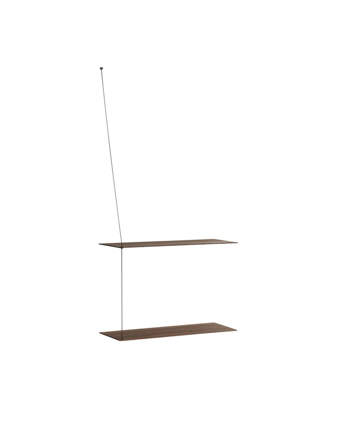 Woud Stedge Wandrek 60cm - Eiken gerookt - Plank