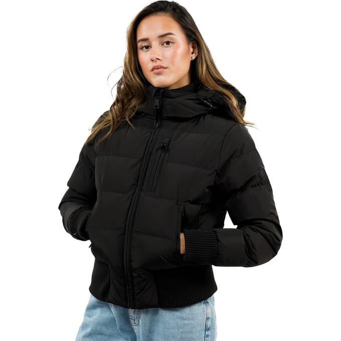 Tate Bomber Jas Dames True Black L