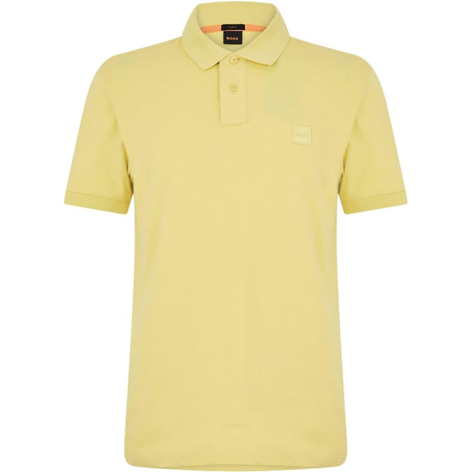 Boss Heren Passenger Box Logo Polo Shirt (Licht)