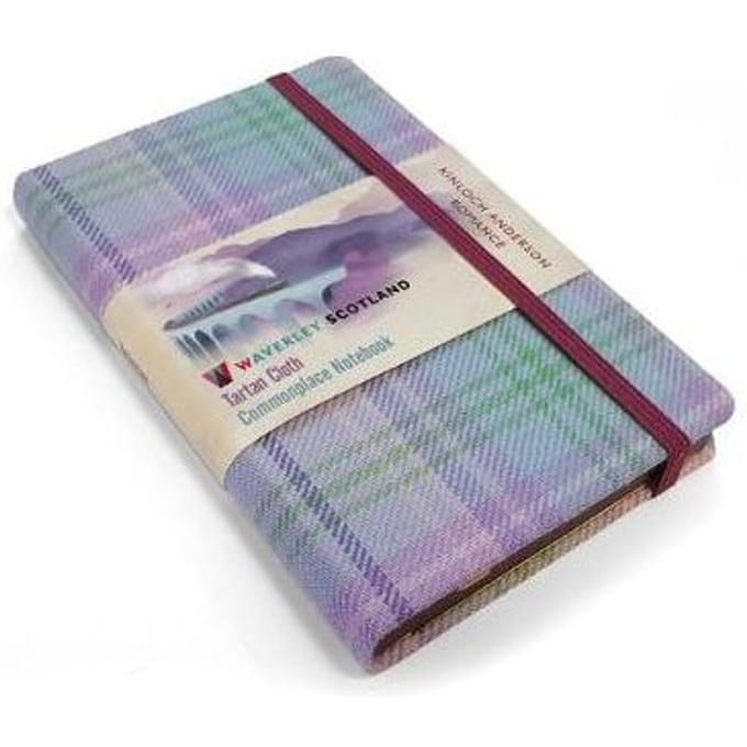 Waverley S.T. (M): Romance Pocket Genuine Tartan Cloth Commonplace Notebook